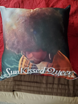 SunKissed Queen Throw Pillow