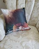 SunKissed Queen Throw Pillow