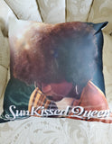 SunKissed Queen Throw Pillow