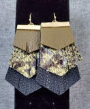 Feaux Leather Earrings