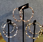 Twisted Small Hoop Earrings