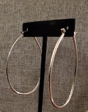 Long Hoop Earrings