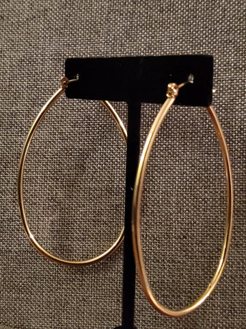 Long Hoop Earrings