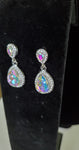 Rhinestone "Princess" Teardrop Earrings