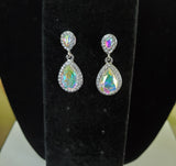 Rhinestone "Princess" Teardrop Earrings