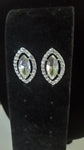 Rhinestone Cat Eye Earrings