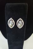 Rhinestone Cat Eye Earrings