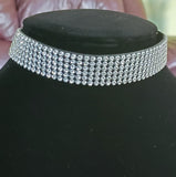 Rhinestone Thin Choker