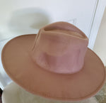 Queenship Felt Wide Brim Fedora Hats