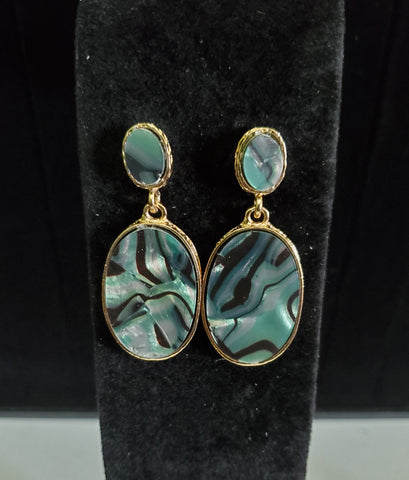 Marble Stone Print Earrings