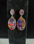 Marble Stone Print Earrings