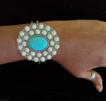 SunKissed Queen Turquoise Gem Ring and Bracelet Set