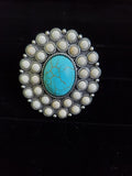 SunKissed Queen Turquoise Gem Ring and Bracelet Set