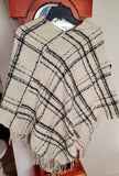 Winter Plaid Poncho