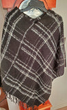 Winter Plaid Poncho