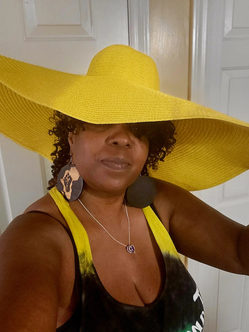 SunKissed Queen Large Brim Summer Flop Hat