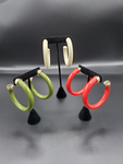 Large Hoop Earrings- Variety of Colors