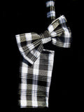 Plaid Bow Tie and Handkerchief