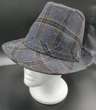 Plaid Fedora Hat-UNISEX