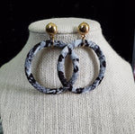 Circle Cloth Earrings