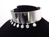 Silver Choker with Clear Stones