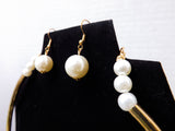 Large Pearl and Gold Choker Set