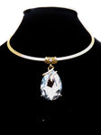 Crystal Pendant Choker