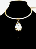 Crystal Pendant Choker