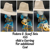 Fedora & Scarf Set