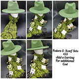 Fedora & Scarf Set
