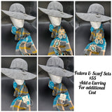 Fedora & Scarf Set