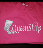 Queenship V-Neck or Crew Neck T-Shirt