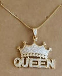 Bling Queen Crown Rhinestone Necklace