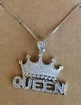 Bling Queen Crown Rhinestone Necklace