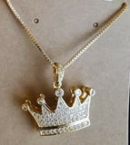 Bling Crown Rhinestone Necklace