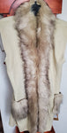 Winter Vest with Faux Fur Trim and Pockets