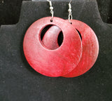 Wood Circle Earrings